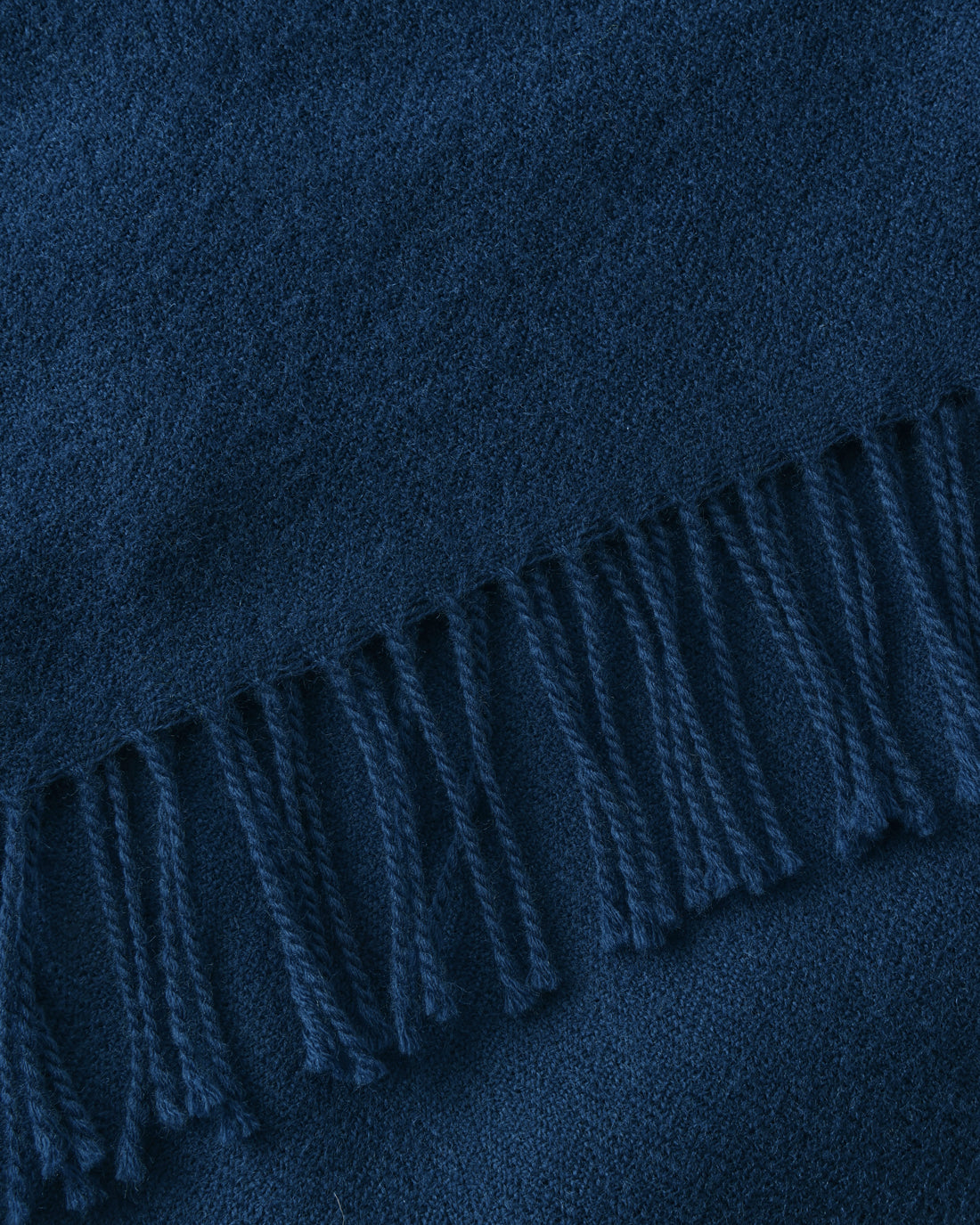 Woven scarf merino wool - royal blue