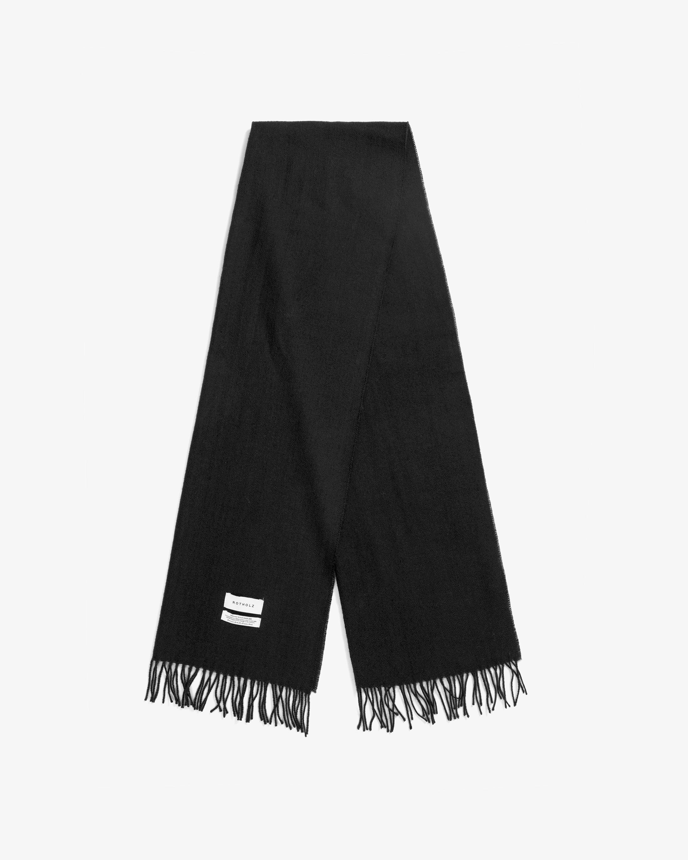 Woven Scarf - True Black FW26