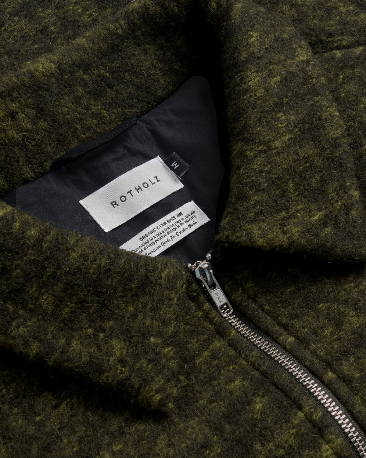Zip Jacket - Speckled Green