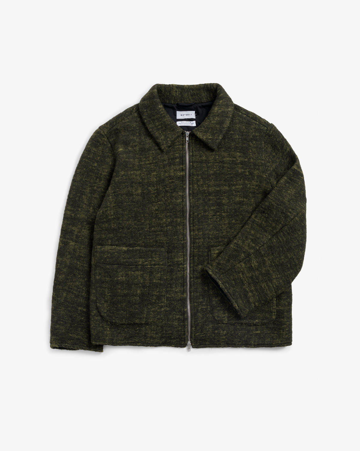 Zip Jacket - Speckled Green