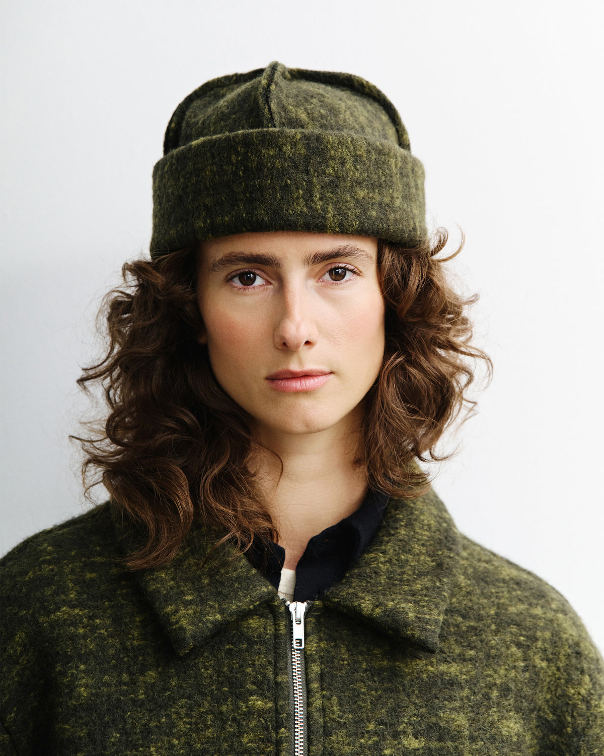 Zip Jacket - Speckled Green