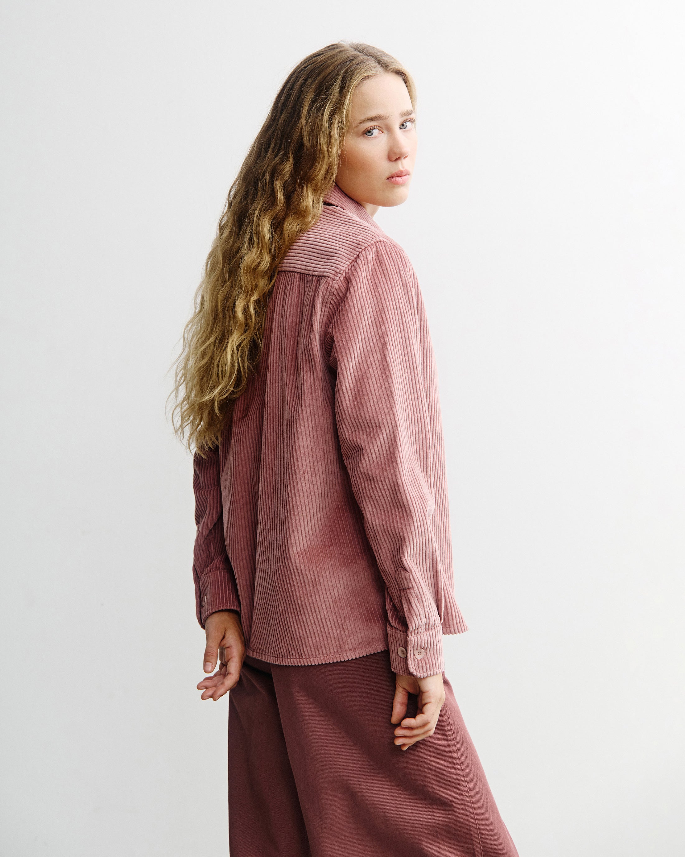 Cord Shirt Organic Cotton - Pink