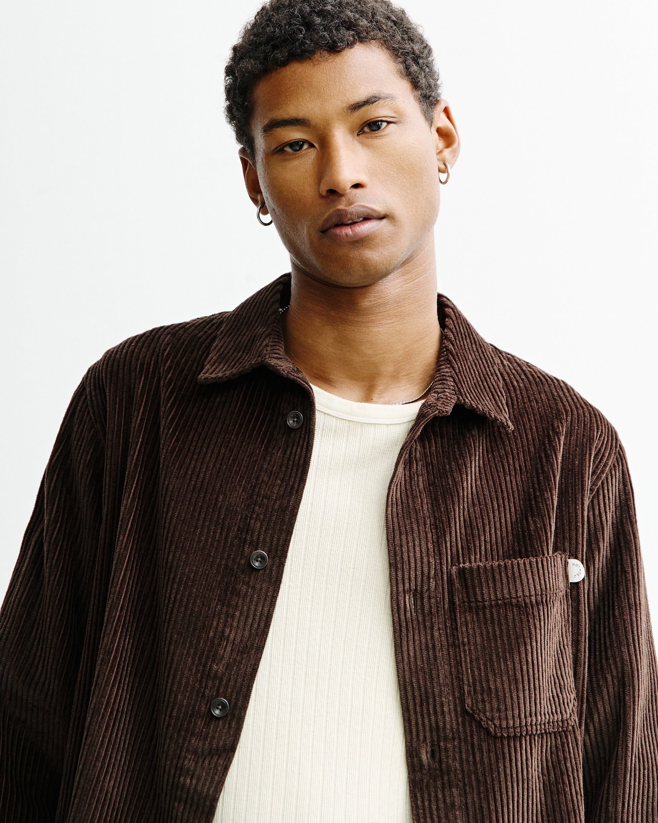 Cord Shirt Organic Cotton - Brown