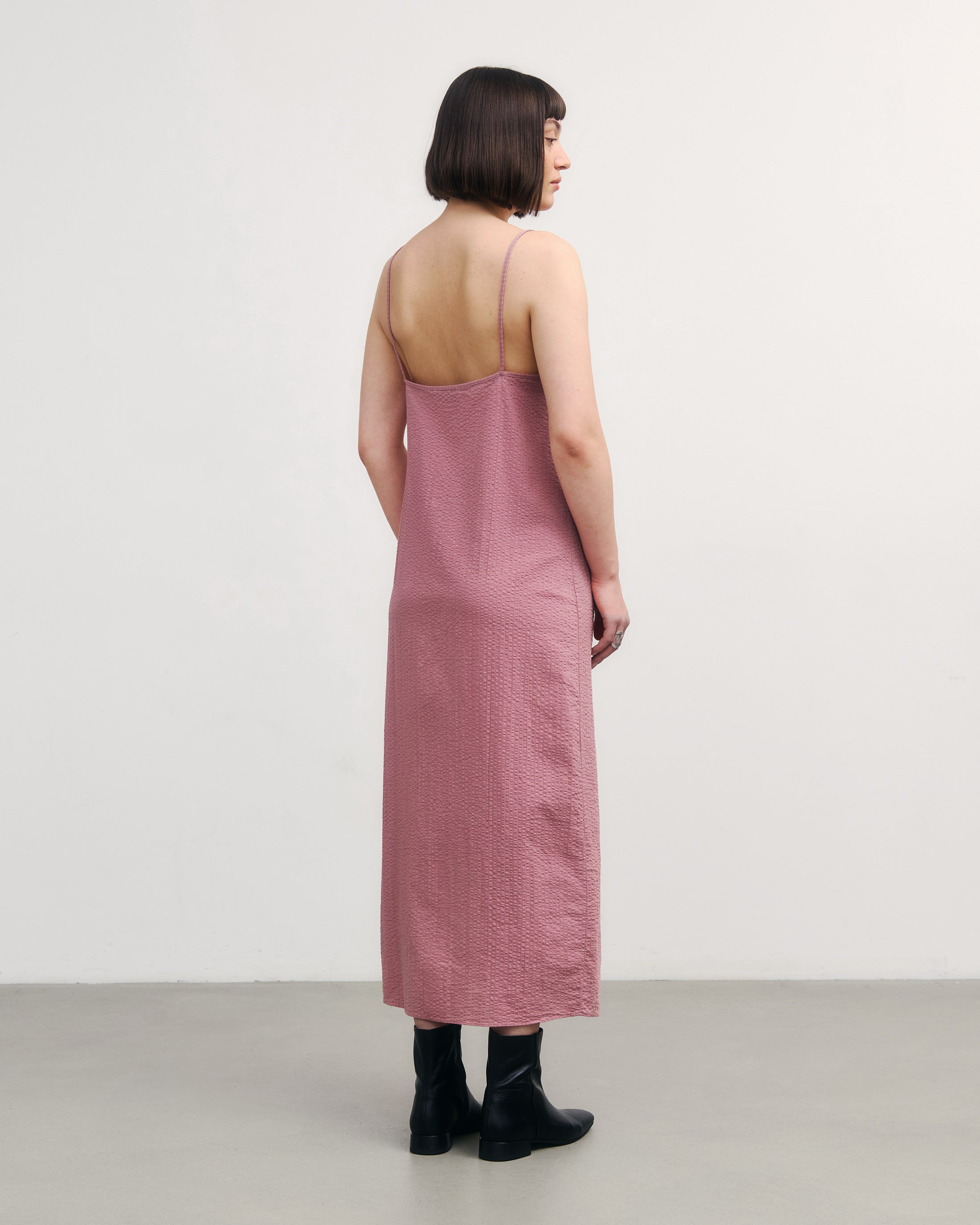 Trägerkleid Bio Baumwolle - Rosa