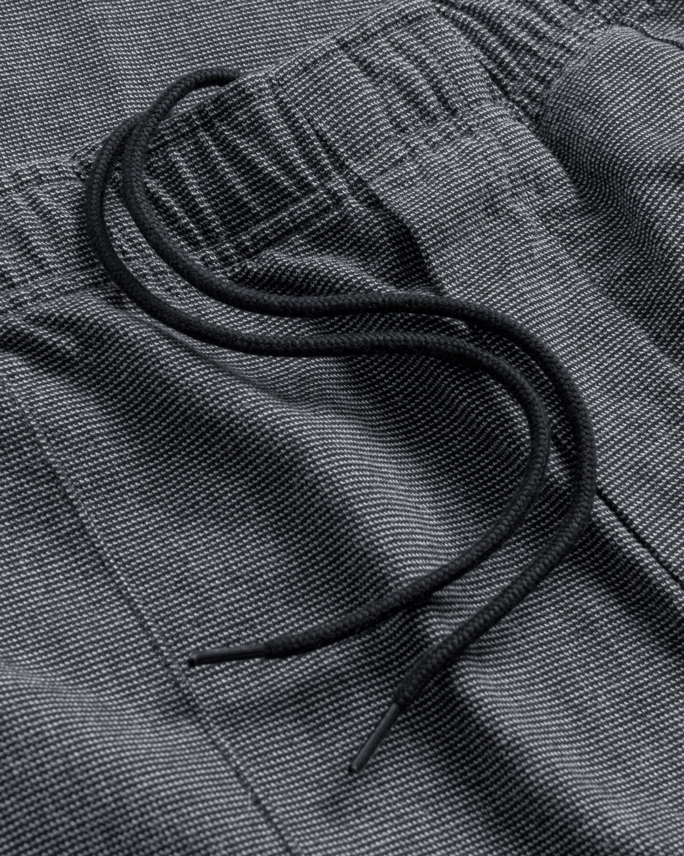 Wide Pleated Trousers Organic Cotton - Grey Marl