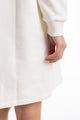 Polo Kleid aus Bio-Baumwolle Weiß