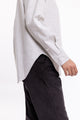 Hemd aus Bio-Baumwolle Grau Melange