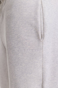 Logo Sweatpants aus Bio-Baumwolle Grau Meliert