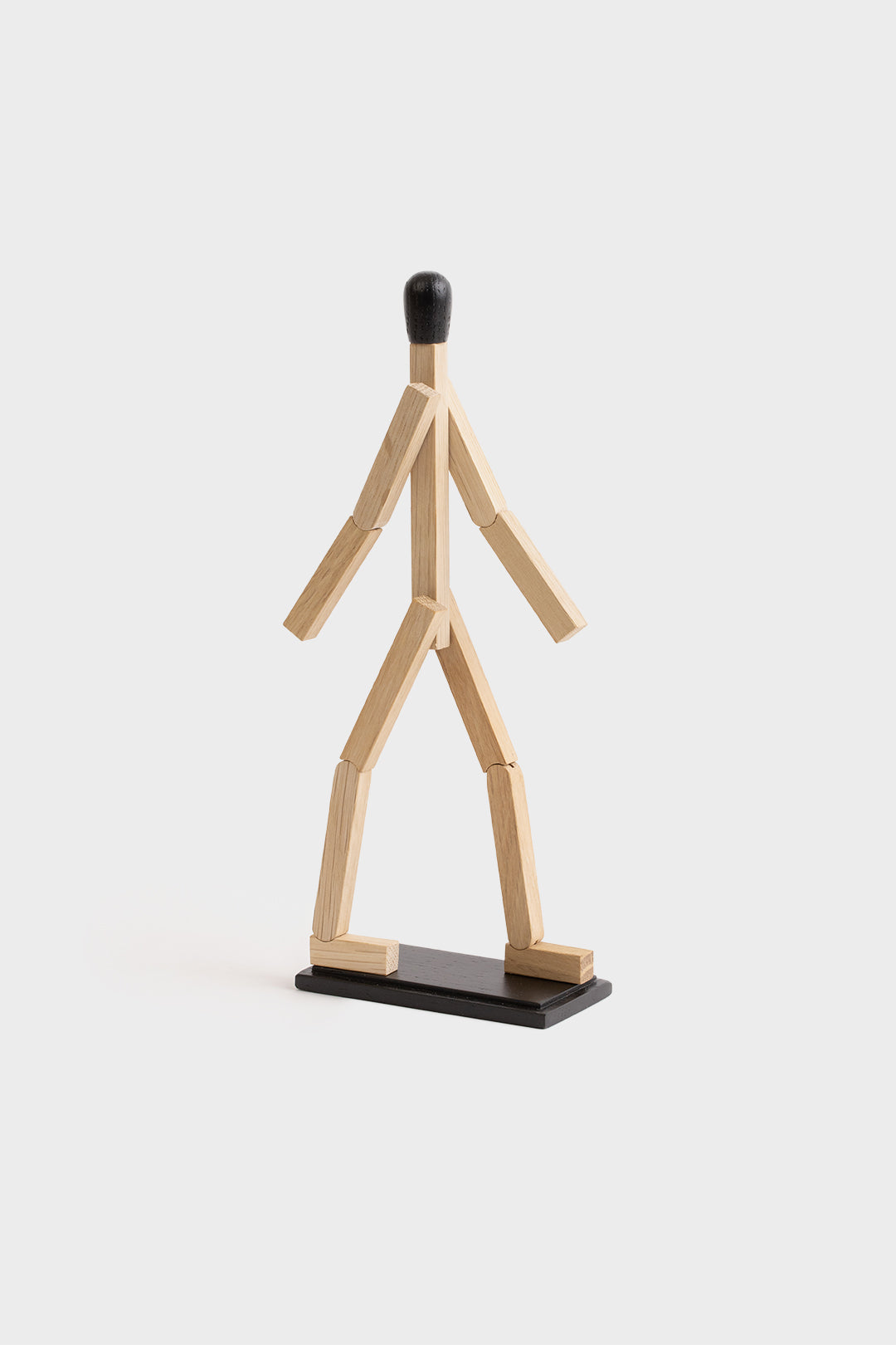 Matchman figure made of oak